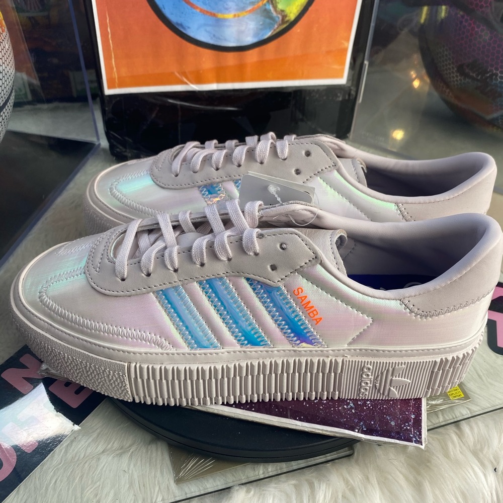 🆕 Adidas Sambarose Out Loud Orchid Tint - W 8.5 - Picture 3 of 10